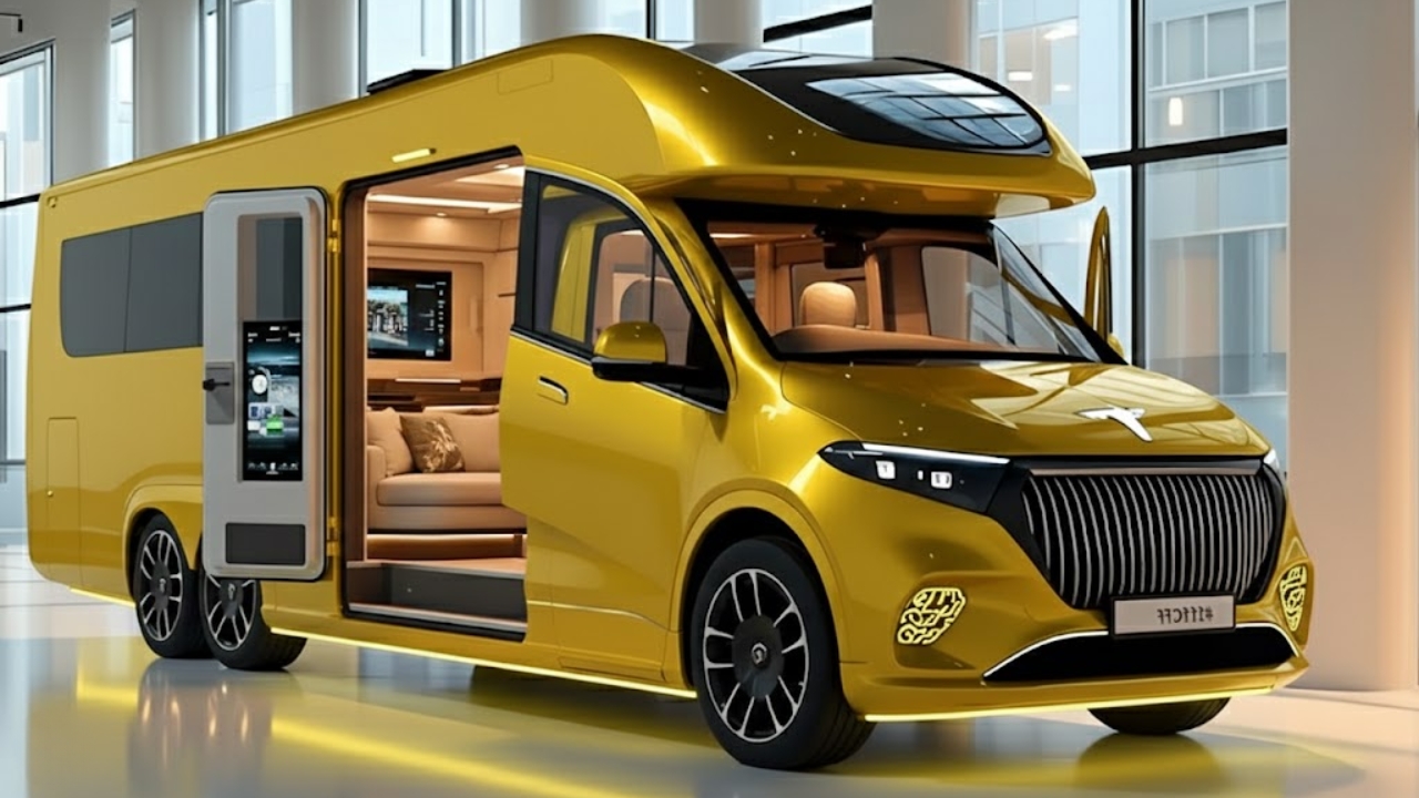 2026 Tesla Maybach Motorhome Revealed: The Ultimate First-Class Suite on Wheels