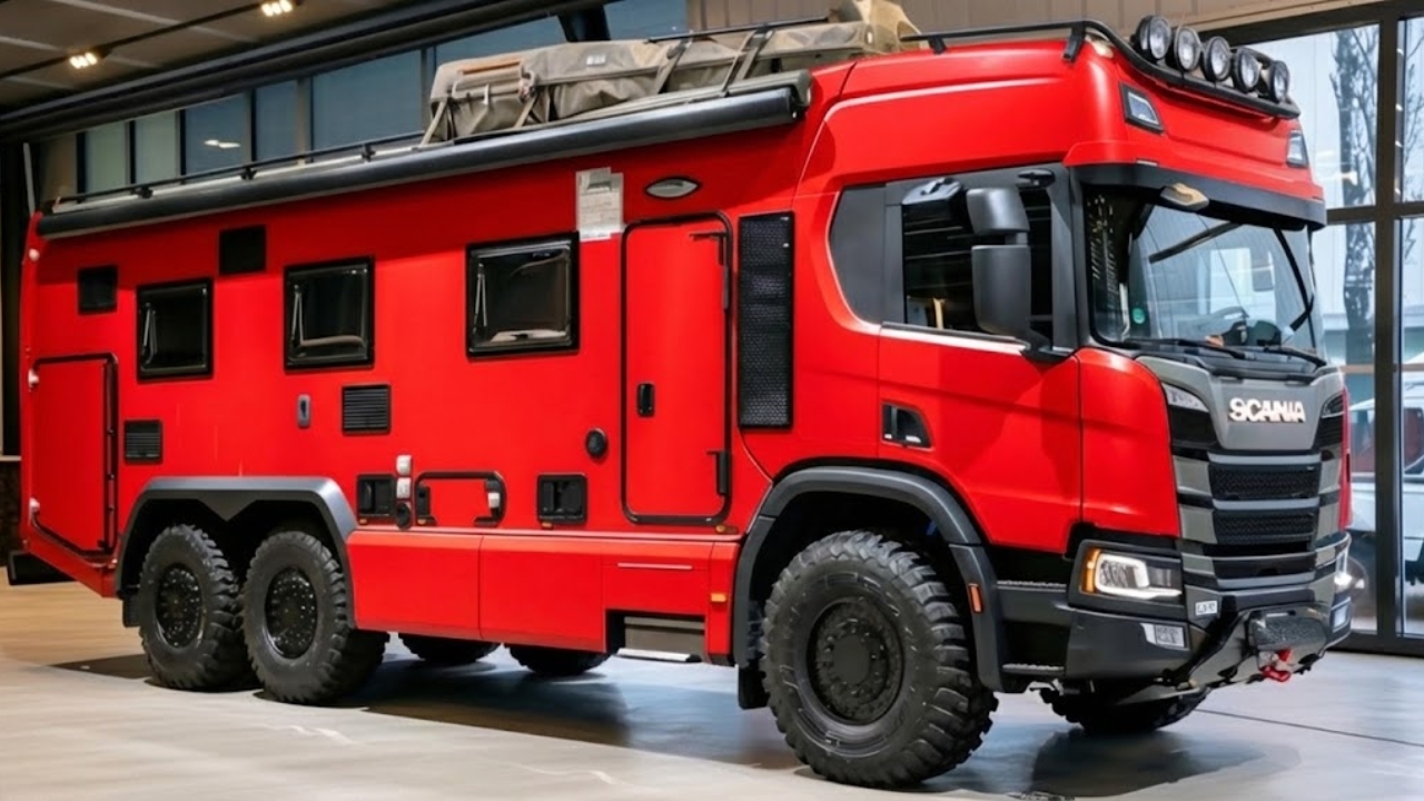 2026 Scania DesertCruiser 6x6: The Ultimate Expedition Motorhome Beast!