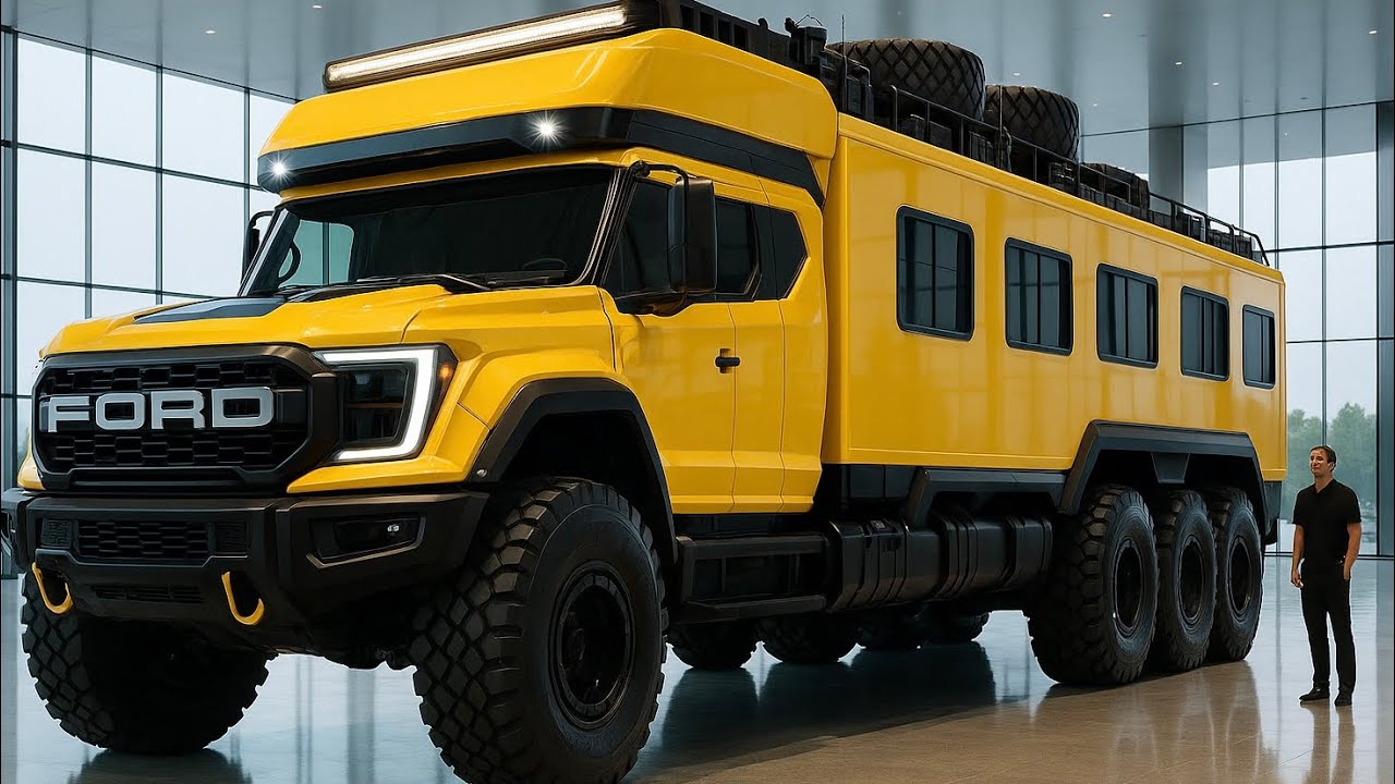 2026 Ford RaptorX 6×6 Motorhome: Armored Apocalypse Beast Built for Extreme Survival!
